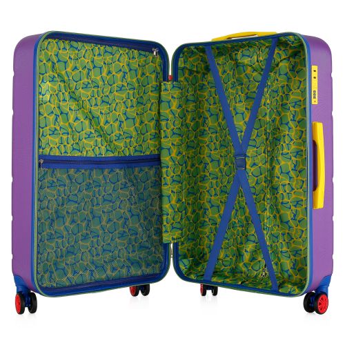 Чемодан Semi Line 28 дюймов (L) 98 л фиолетовый T5930-3 75x49x28.5 см телескопическая ручка кодовый замок