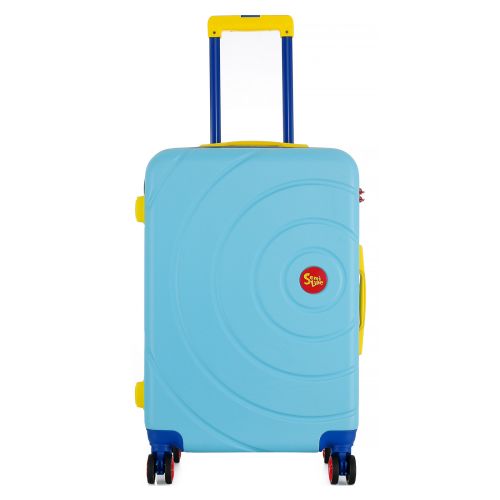 Чемодан Semi Line 24 дюйма (M) 65 л бирюзовый светлый T5933-2 65x44x24.5 см телескопическая ручка