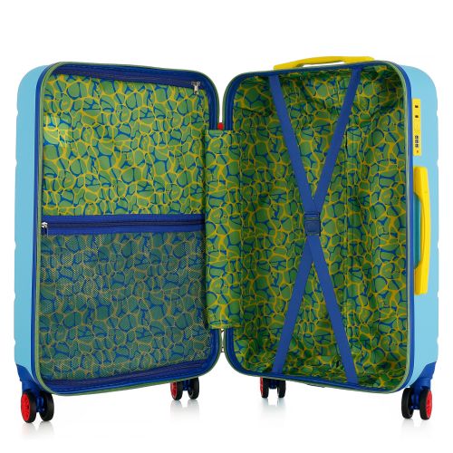 Чемодан Semi Line 24 дюйма (M) 65 л бирюзовый светлый T5933-2 65x44x24.5 см телескопическая ручка