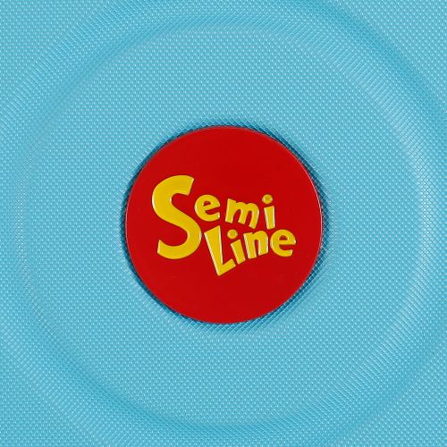 Чемодан Semi Line 24 дюйма (M) 65 л бирюзовый светлый T5933-2 65x44x24.5 см телескопическая ручка