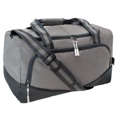 Сумка дорожная спортивная Semi Line 29 л графит черная A3026-5 44.5x28x23.5 см полиэстер 600D
