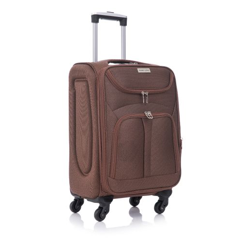 Чемодан Semi Line 20 (S) 47+5 л коричневый T5960-1 58x37x25.5 см ручная кладь расширитель