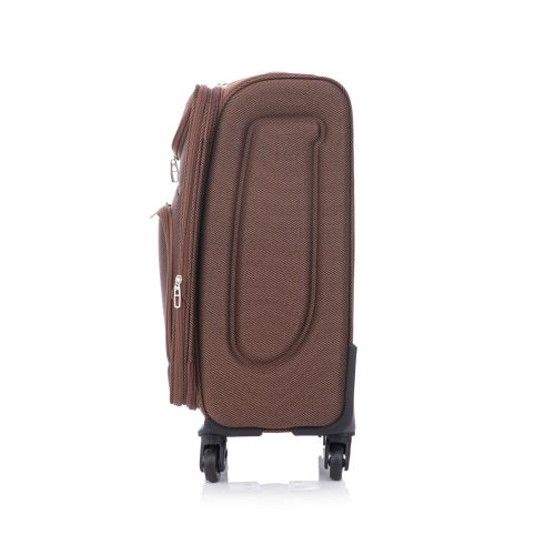 Чемодан Semi Line 20 (S) 47+5 л коричневый T5960-1 58x37x25.5 см ручная кладь расширитель