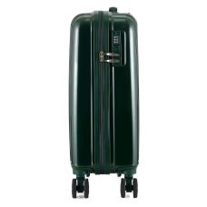 Чемодан Semi Line 20 дюймов (S) T5948-1, ABS, 4 колеса, ручная кладь, темно-зеленый