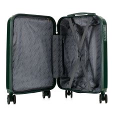 Чемодан Semi Line 20 дюймов (S) T5948-1, ABS, 4 колеса, ручная кладь, темно-зеленый
