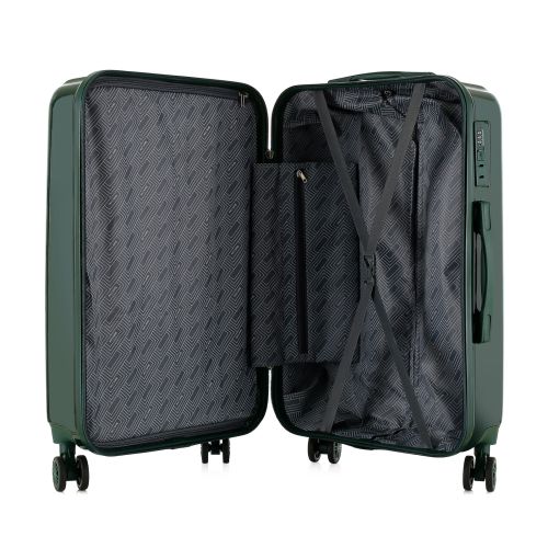 Чемодан Semi Line 24 T5948-2, ABS, 4 спаренных колеса, темно-зеленый