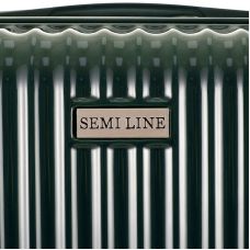 Чемодан Semi Line 24 дюйма (M) T5948-2, ABS, 4 спаренных колеса, темно-зеленый