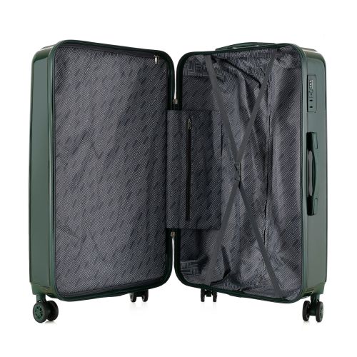 Чемодан Semi Line 28 T5948-3, ABS, 4 спаренных колеса, темно-зеленый