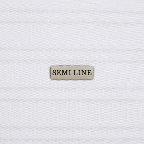 Чемодан Semi Line 28 T5952-3, ABS, 4 колеса, белый