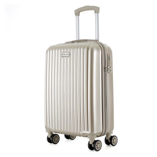 Чемодан Semi Line 20 T5954-1, ABS, 4 колеса, ручная кладь, золотой