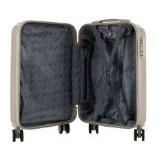 Чемодан Semi Line 20 дюймов (S) T5954-1, ABS, 4 колеса, ручная кладь, золотой