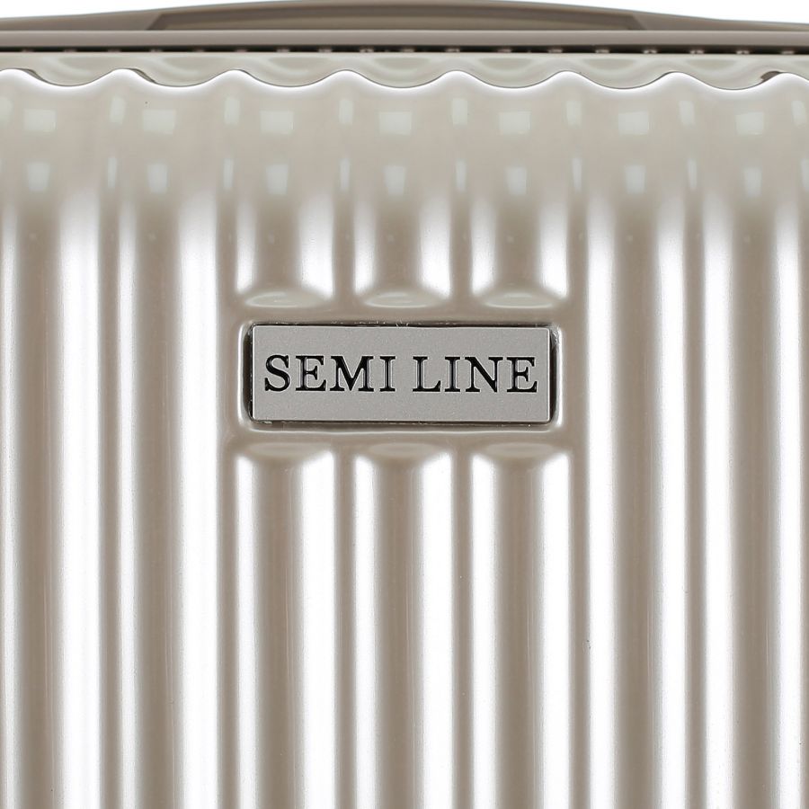 Чемодан Semi Line 20 T5954-1, ABS, 4 колеса, ручная кладь, золотой