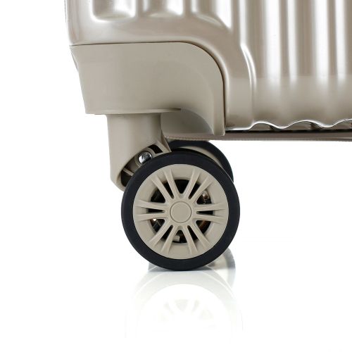 Чемодан Semi Line 24 T5954-2, ABS, 4 спаренных колеса, золотой