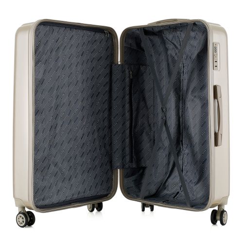 Чемодан Semi Line 28 T5954-3, ABS, 4 спаренных колеса, золотой