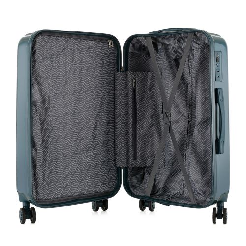 Чемодан Semi Line 24 T5955-2, ABS, 4 спаренных колеса, синий