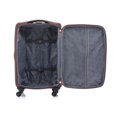 Чемодан Semi Line 28 дюймов T5960-3, с расширителем, 4 колеса, коричневый