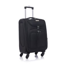 Чемодан Semi Line 20 дюймов (S) T5961-1, с расширителем, 4 колеса, черный