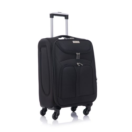 Чемодан Semi Line 20 T5961-1, с расширителем, 4 колеса, черный