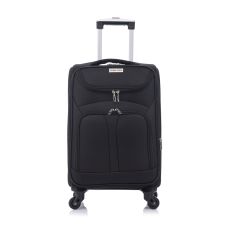Чемодан Semi Line 20 дюймов (S) T5961-1, с расширителем, 4 колеса, черный