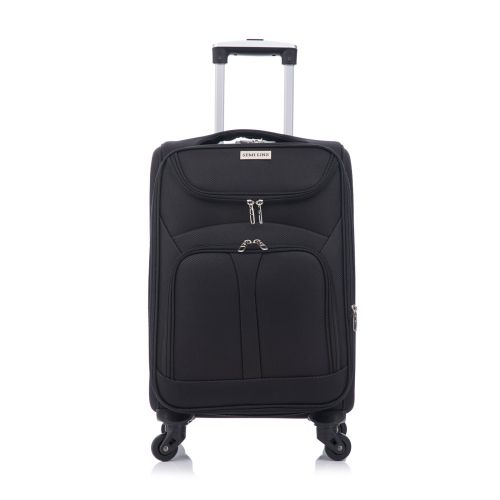 Чемодан Semi Line 20 T5961-1, с расширителем, 4 колеса, черный