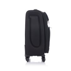 Чемодан Semi Line 20 дюймов (S) T5961-1, с расширителем, 4 колеса, черный