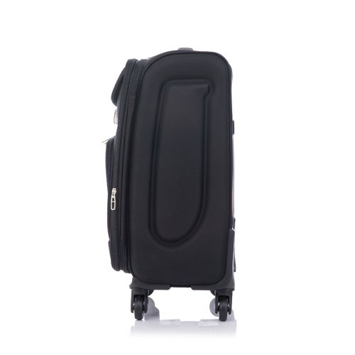 Чемодан Semi Line 20 T5961-1, с расширителем, 4 колеса, черный