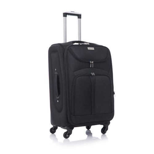 Чемодан Semi Line 24 T5961-2, 66+10 л, с расширителем, черный