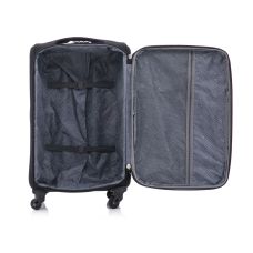 Чемодан Semi Line 24 дюйма (M) T5961-2, 66+10 л, с расширителем, черный