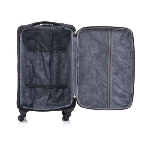 Чемодан Semi Line 24 T5961-2, 66+10 л, с расширителем, черный