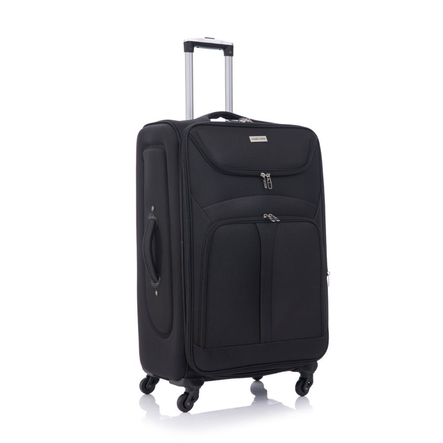 Чемодан Semi Line 28 T5961-3, 99+10 л, с расширителем, черный