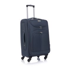 Чемодан Semi Line 24 дюйма (M) T5962-2, 66+10 л, с расширителем, темно-синий