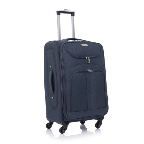 Чемодан Semi Line 24 T5962-2, 66+10 л, с расширителем, темно-синий