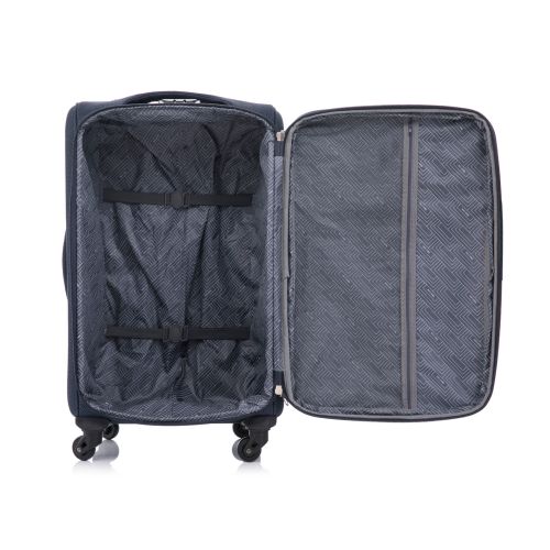 Чемодан Semi Line 24 T5962-2, 66+10 л, с расширителем, темно-синий