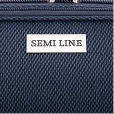 Чемодан Semi Line 24 дюйма (M) T5962-2, 66+10 л, с расширителем, темно-синий
