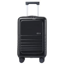 Чемодан Semi Line 20 дюймов (S) T5964-2, ABS, с USB-зарядкой и отделением для ноутбука, ручная кладь, черный