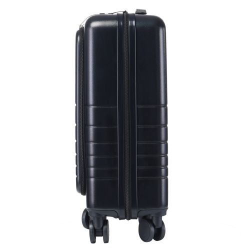 Чемодан Semi Line 20 T5964-2, ABS, с USB-зарядкой и отделением для ноутбука, ручная кладь, черный