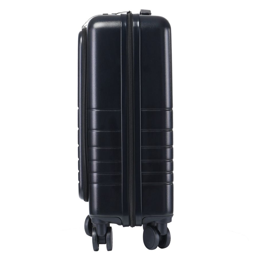 Чемодан Semi Line 20 T5964-2, ABS, с USB-зарядкой и отделением для ноутбука, ручная кладь, черный