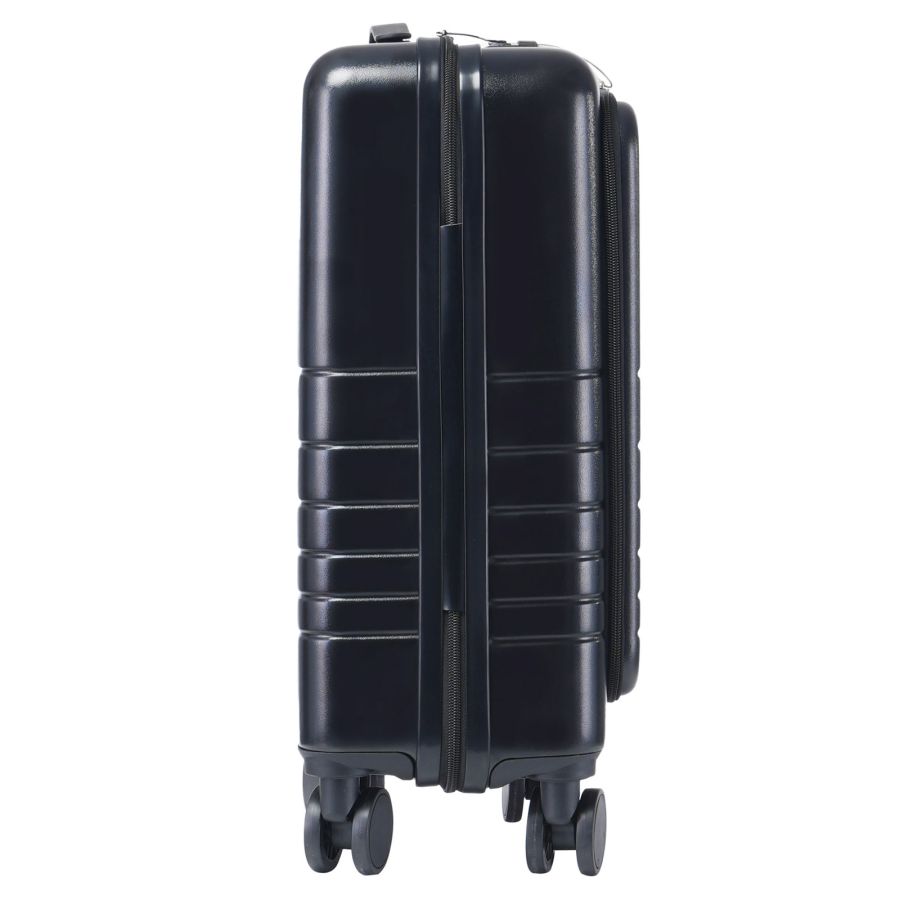 Чемодан Semi Line 20 T5964-2, ABS, с USB-зарядкой и отделением для ноутбука, ручная кладь, черный