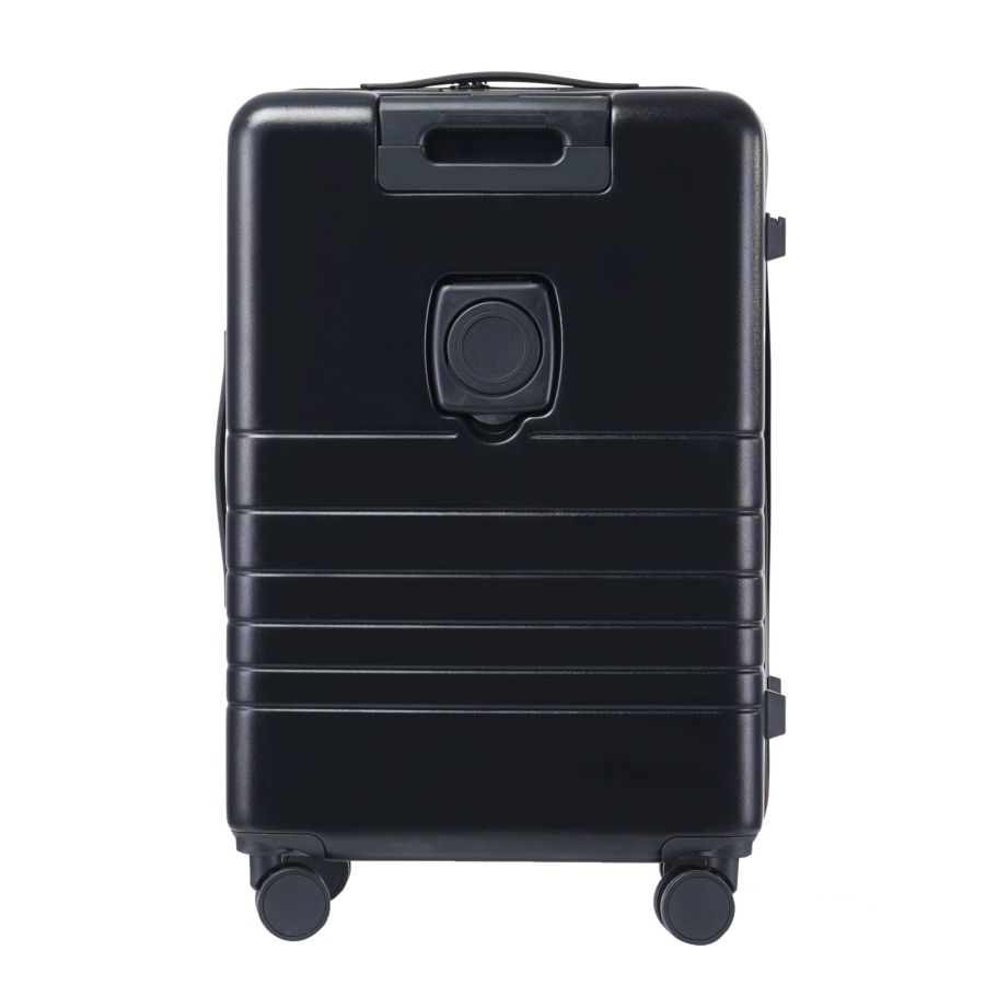 Чемодан Semi Line 24 T5964-3, ABS, с USB-зарядкой и отделением для ноутбука, ручная кладь, черный