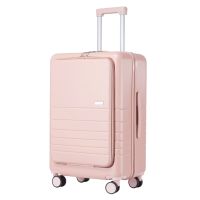 Чемодан Semi Line 24 дюйма (M) T5965-3, ABS, с USB-зарядкой и отделением для ноутбука, ручная кладь, бежевый