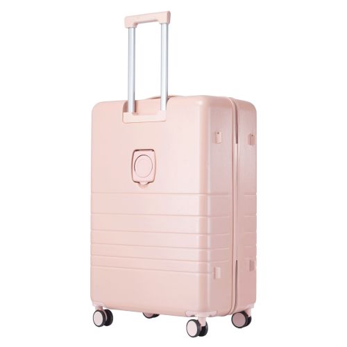 Чемодан Semi Line 24 T5965-3, ABS, с USB-зарядкой и отделением для ноутбука, ручная кладь, бежевый