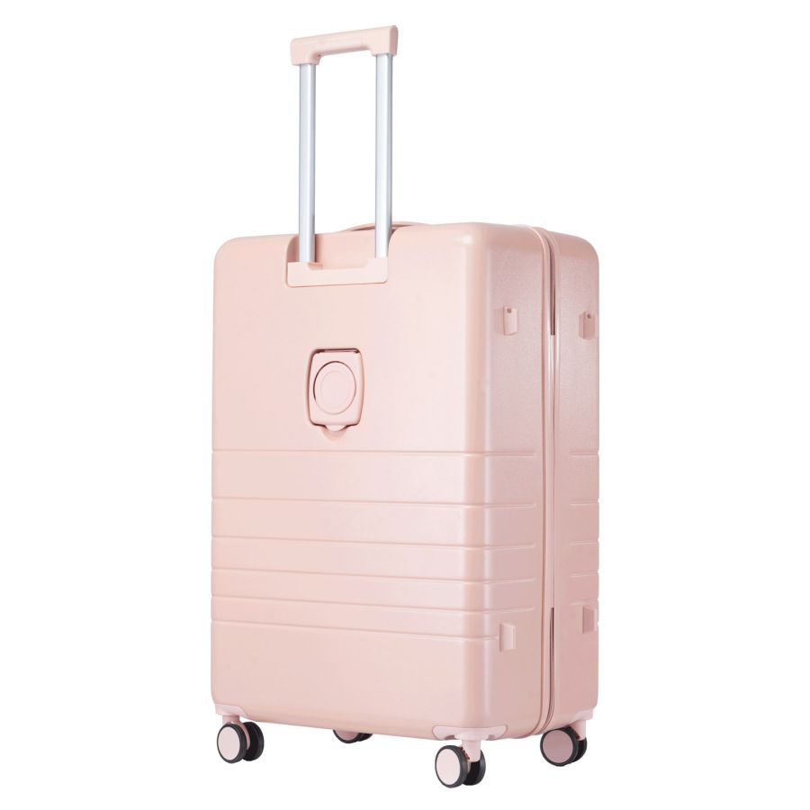 Чемодан Semi Line 24 T5965-3, ABS, с USB-зарядкой и отделением для ноутбука, ручная кладь, бежевый