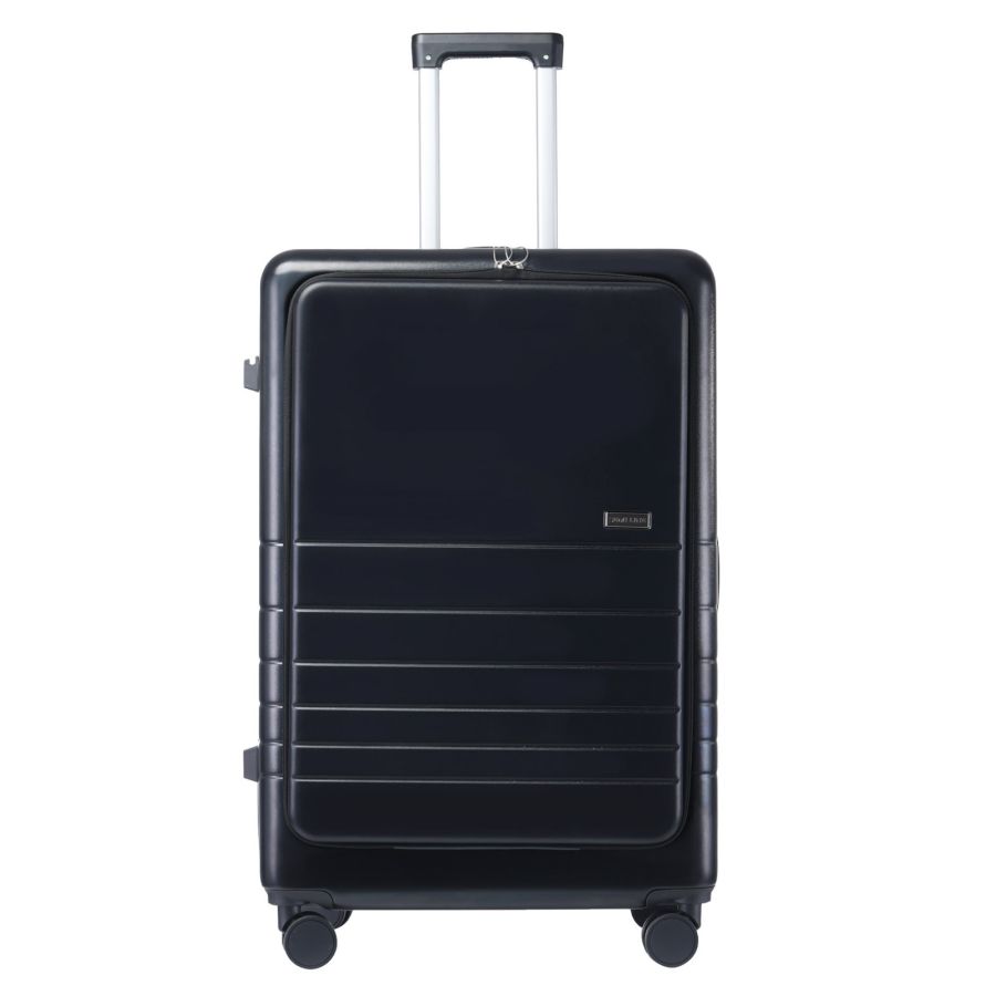 Чемодан Semi Line 28 T5964-4, ABS, с USB-зарядкой и отделением для ноутбука, черный