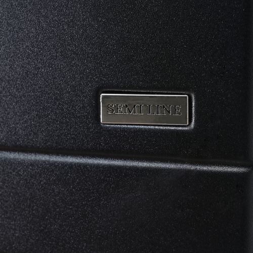 Чемодан Semi Line 28 T5964-4, ABS, с USB-зарядкой и отделением для ноутбука, черный