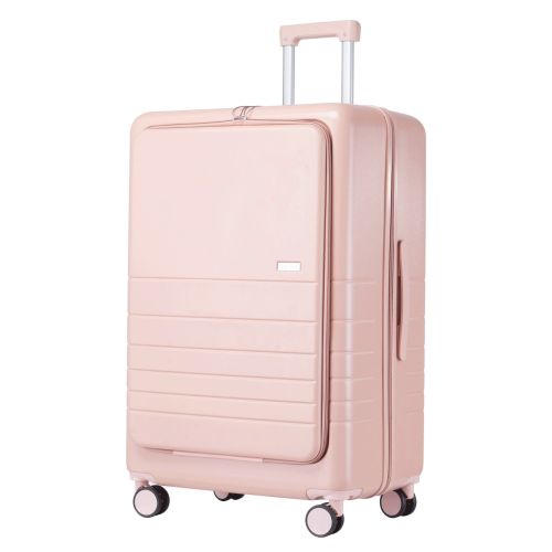 Чемодан Semi Line 28 T5965-4, ABS, с USB-зарядкой и отделением для ноутбука, бежевый