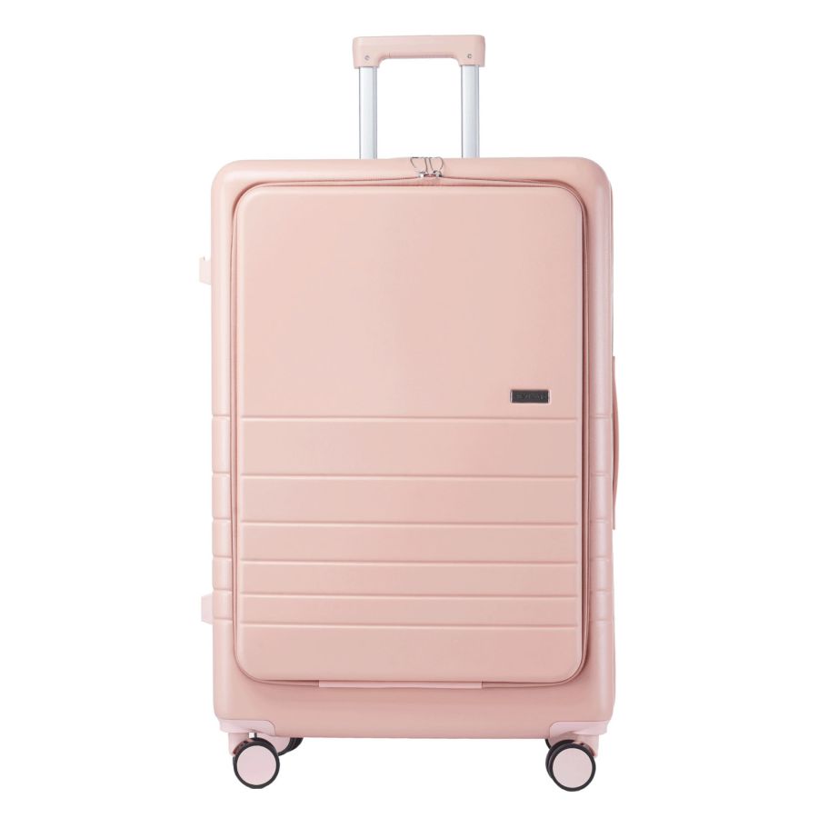 Чемодан Semi Line 28 T5965-4, ABS, с USB-зарядкой и отделением для ноутбука, бежевый