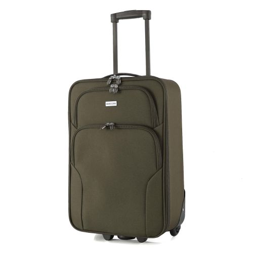 Чемодан Semi Line 20 T5966-1, 2 скрытых колеса, ручная кладь, хаки