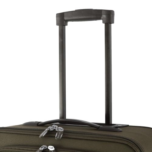 Чемодан Semi Line 20 T5966-1, 2 скрытых колеса, ручная кладь, хаки