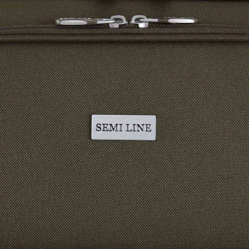 Чемодан Semi Line 24 T5966-3, 2 скрытых колеса, хаки