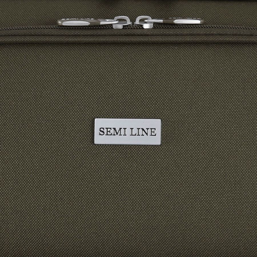 Чемодан Semi Line 24 T5966-3, 2 скрытых колеса, хаки